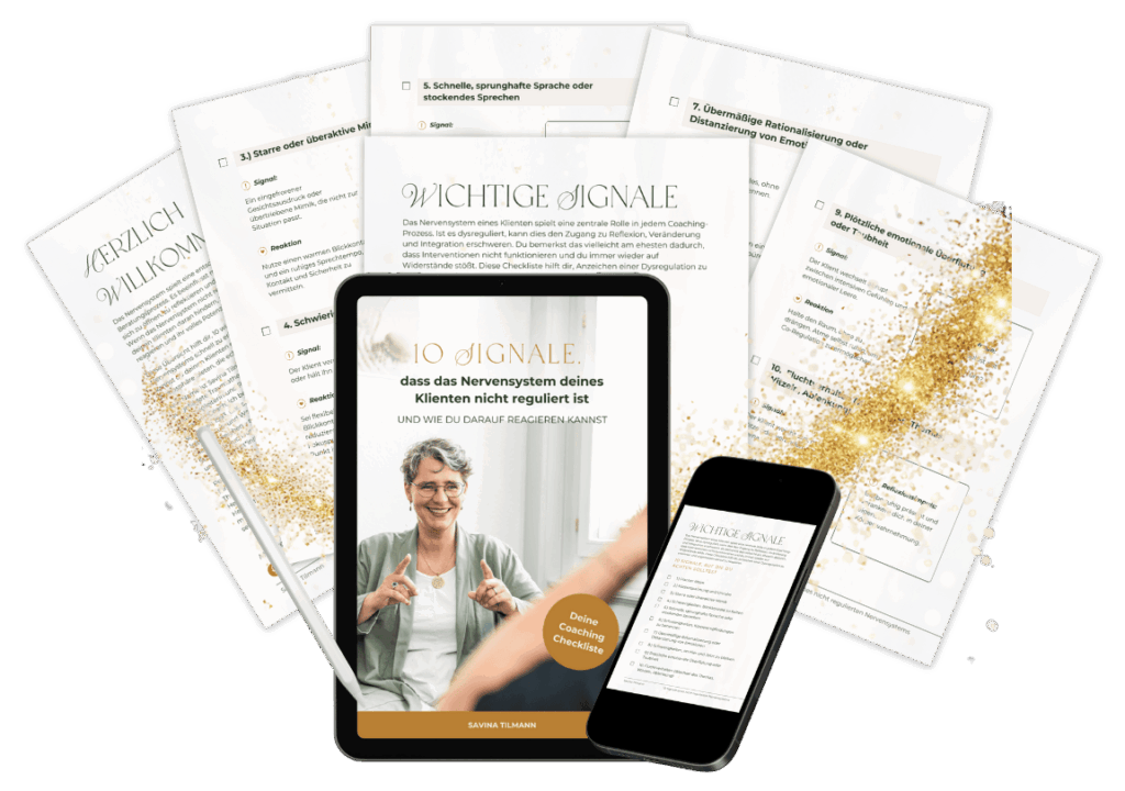 Savina Traumasensible Ausbildung Soul and Science Academy 10 Signale Mockup